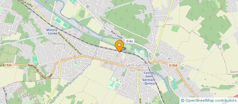 localisation de l'entreprise COOPERATIVE SCOLAIRE AUTONOME MATERNELLE DE SAINT-GERMAIN-SUR-MORIN - COOP LES MATERLOUPS  SAINT-GERMAIN-SUR-MORIN