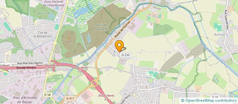 localisation de l'entreprise COOPERATIVE SCOLAIRE CES FRAIS MARAIS à DOUAI