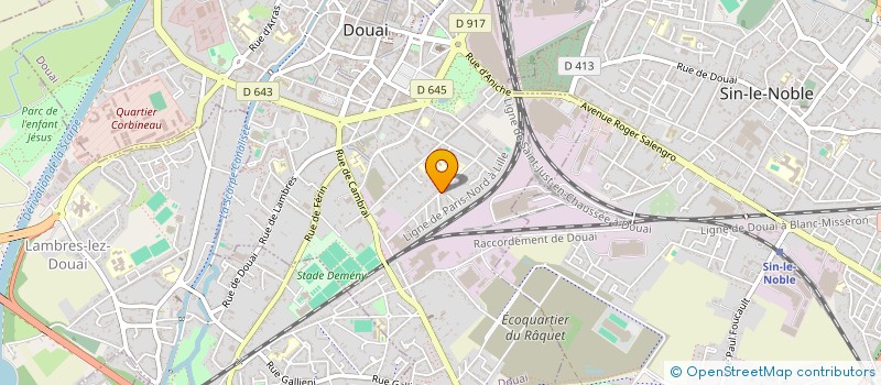 localisation de l'entreprise COOPERATIVE SCOLAIRE CES STREINGER à DOUAI