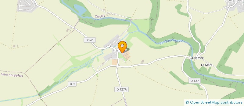 localisation de l'entreprise COOPERATIVE SCOLAIRE DE L'ECOLE DE FORFRY  FORFRY