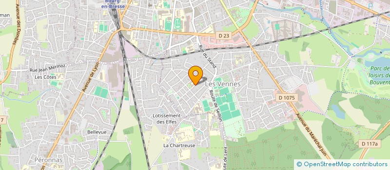 localisation de l'entreprise COOPERATIVE SCOLAIRE DE L'ECOLE DES VENNES DE BOURG EN BRESSE à BOURG-EN-BRESSE