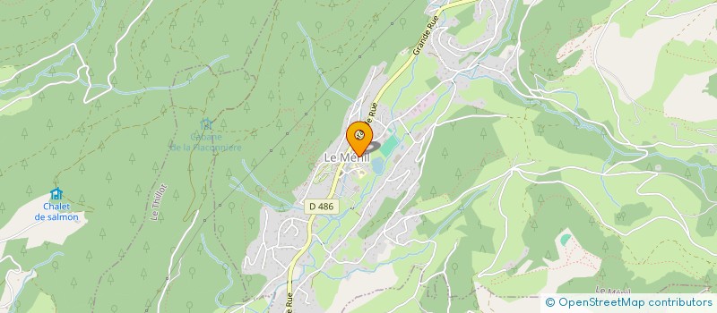 localisation de l'entreprise COOPERATIVE SCOLAIRE DE L'ECOLE DU MENIL  LE MENIL