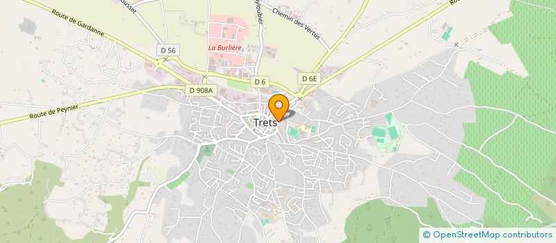 localisation de l'entreprise COOPERATIVE SCOLAIRE DE L'ECOLE EDMON BRUN DE TRETS  TRETS