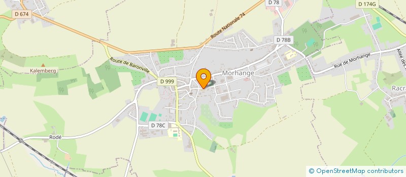 localisation de l'entreprise COOPERATIVE SCOLAIRE DE L'ECOLE JEANNE D'ARC  MORHANGE