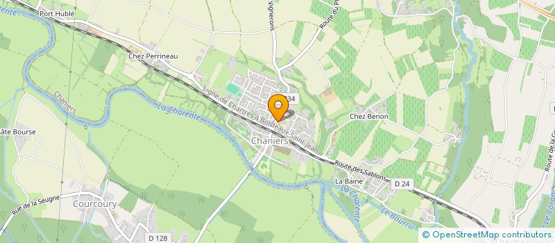 localisation de l'entreprise COOPERATIVE SCOLAIRE DE L ECOLE PIERRE DE RONSARD DE CHANIERS  CHANIERS