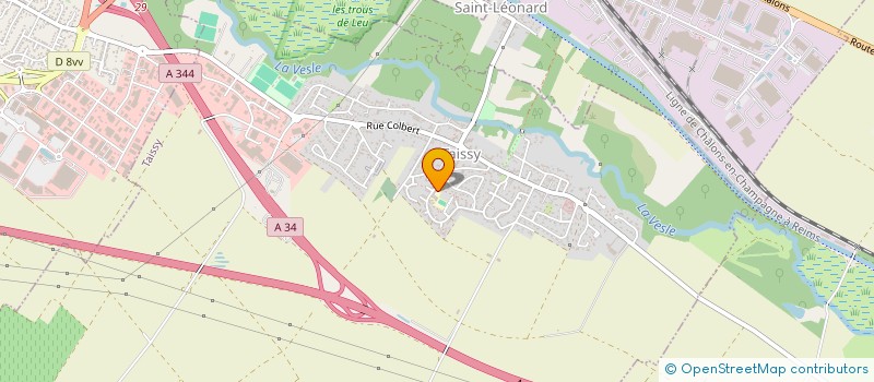 localisation de l'entreprise COOPERATIVE SCOLAIRE DE TAISSY  TAISSY