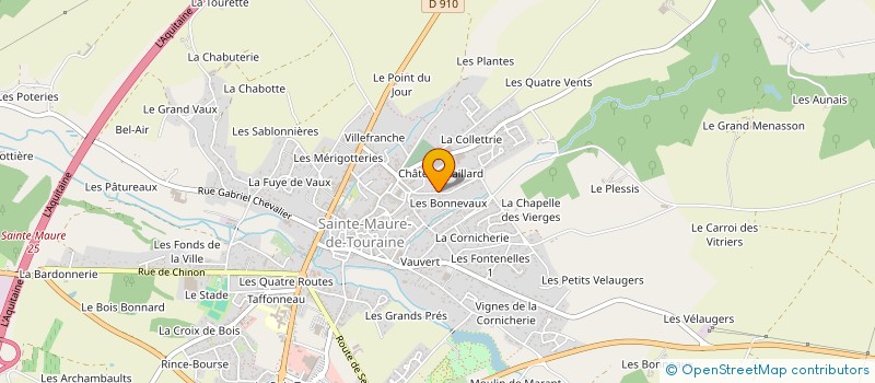 localisation de l'entreprise COOPERATIVE SCOLAIRE DU C E G à SAINTE-MAURE-DE-TOURAINE
