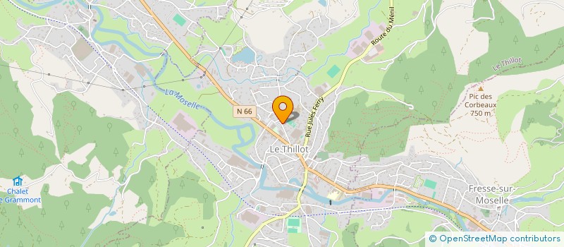 localisation de l'entreprise COOPERATIVE SCOLAIRE DU C E S à LE THILLOT