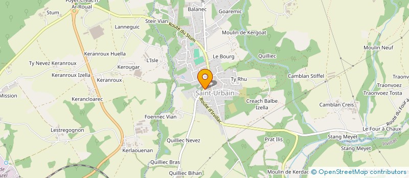 localisation de l'entreprise COOPERATIVE SCOLAIRE DU LYCEE DE L'ELORN à LANDERNEAU
