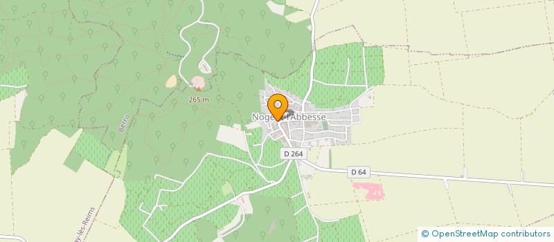 localisation de l'entreprise COOPERATIVE SCOLAIRE DU REGROUPEMENT BERRU-NOGENT L'ABBESSE  NOGENT-L'ABBESSE