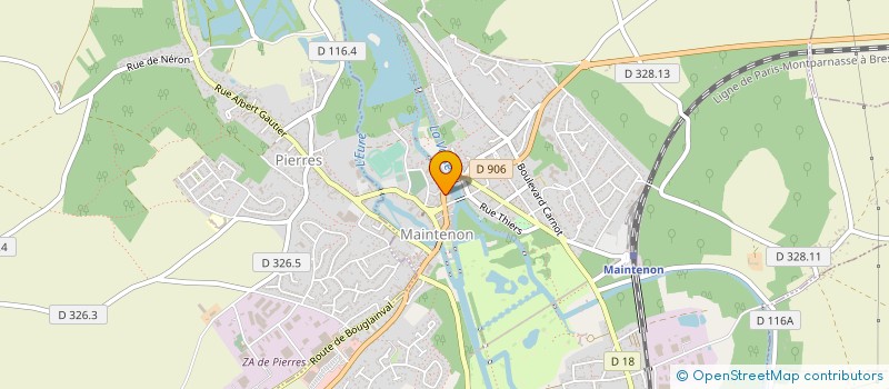 localisation de l'entreprise COOPERATIVE SCOLAIRE ECOLE COLLIN D'HARLEVILLE à MAINTENON