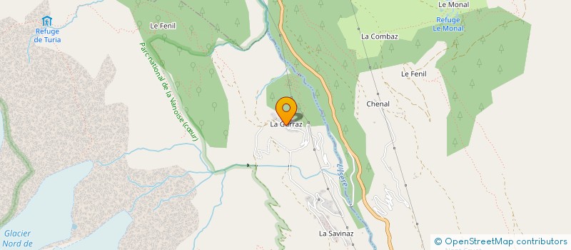 localisation de l'entreprise COOPERATIVE SCOLAIRE ECOLE DE LA GURRAZ  VILLAROGER