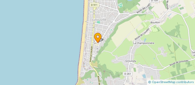 localisation de l'entreprise COOPERATIVE SCOLAIRE ECOLE ERIC TABARLY  JULLOUVILLE