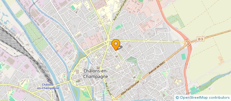 localisation de l'entreprise COOPERATIVE SCOLAIRE ECOLE JULES FERRY  CHALONS-EN-CHAMPAGNE