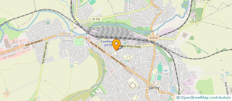 localisation de l'entreprise COOPERATIVE SCOLAIRE ECOLE JULES FERRY  JARNY