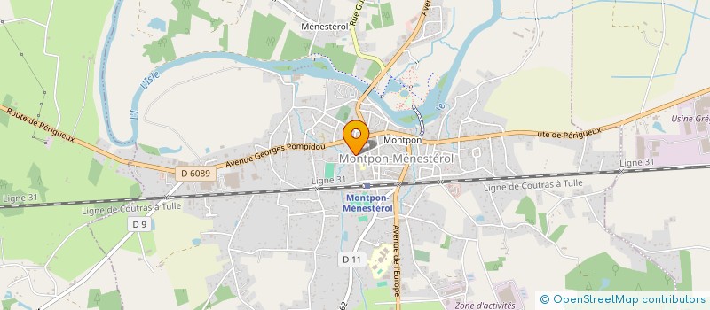 localisation de l'entreprise COOPERATIVE SCOLAIRE ECOLE MATERNELLE MONTPON  MONTPON-MENESTEROL