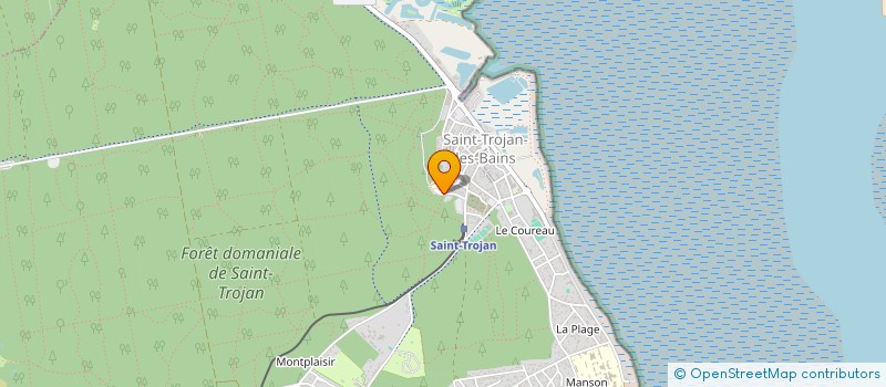 localisation de l'entreprise COOPERATIVE SCOLAIRE ECOLE PRIMAIRE  SAINT-TROJAN-LES-BAINS