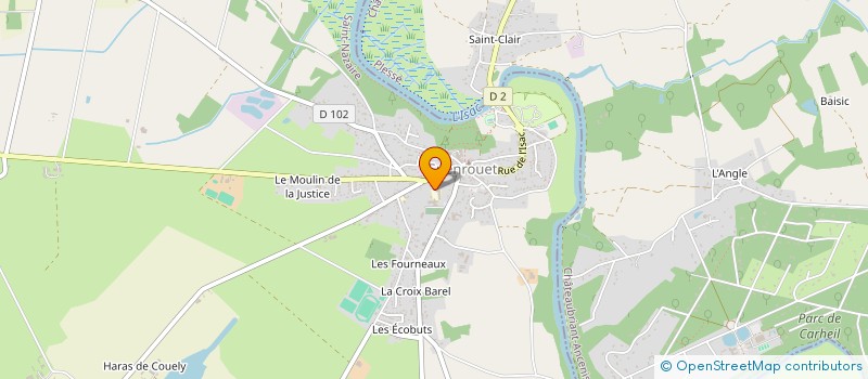 localisation de l'entreprise COOPERATIVE SCOLAIRE ECOLE PUBLIQUE à GUENROUET
