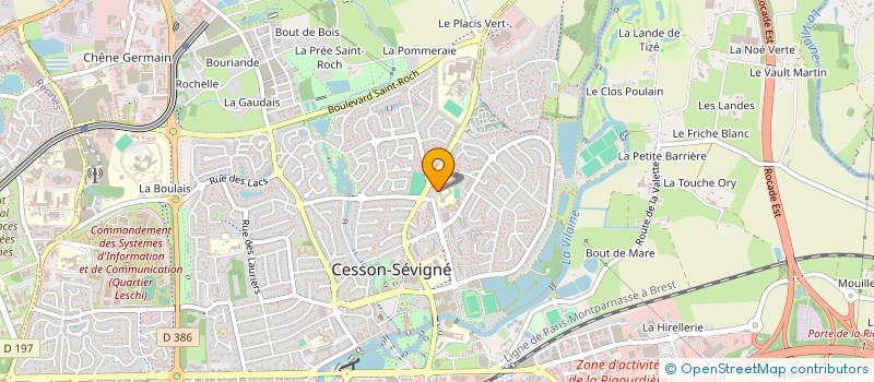 localisation de l'entreprise COOPERATIVE SCOLAIRE ELEMENTAIRE BOURGCHEVREUIL à CESSON-SEVIGNE