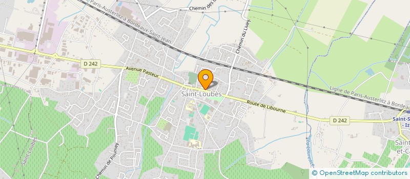 localisation de l'entreprise COOPERATIVE SCOLAIRE H DUCAMP à SAINT-LOUBES
