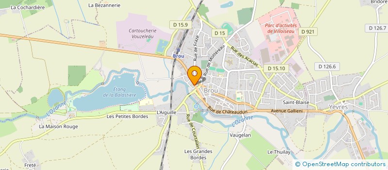 localisation de l'entreprise COOPERATIVE SCOLAIRE JULES VERNE à BROU