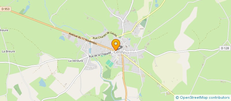 localisation de l'entreprise COOPERATIVE SCOLAIRE L AMICALE  CERILLY