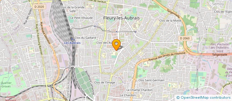 localisation de l'entreprise COOPERATIVE SCOLAIRE L PERGAUD à FLEURY-LES-AUBRAIS