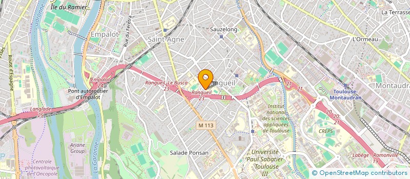 localisation de l'entreprise COOPERATIVE SCOLAIRE LA PRAIRIE PRIMAIRE à TOULOUSE
