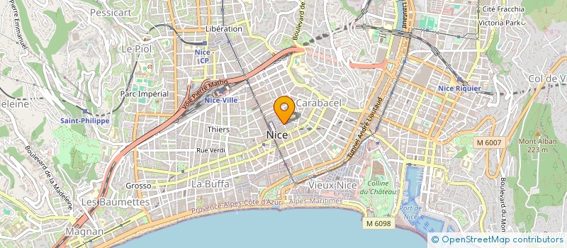 localisation de l'entreprise COOPERATIVE SCOLAIRE LES PETITS REPORTERS DE RONCHESE à NICE
