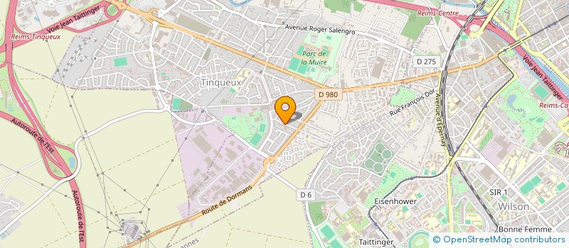 localisation de l'entreprise COOPERATIVE SCOLAIRE MATERNELLE DIDEROT  TINQUEUX