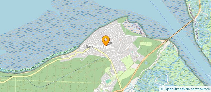 localisation de l'entreprise COOPERATIVE SCOLAIRE RONCE LES BAINS  LA TREMBLADE