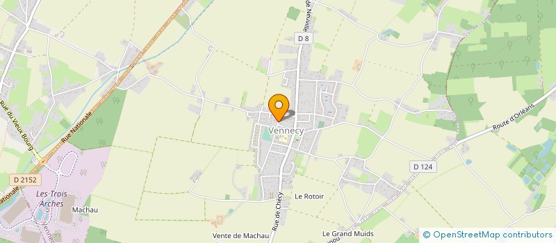 localisation de l'entreprise COOPERATIVE SCOLAIRE VENNECY à VENNECY