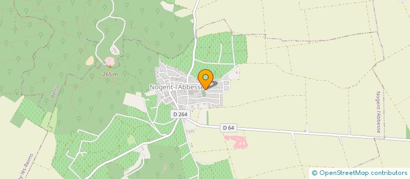 localisation de l'entreprise COOPERATIVE VINICOLE NOGENT ET CERNAY  NOGENT-L'ABBESSE