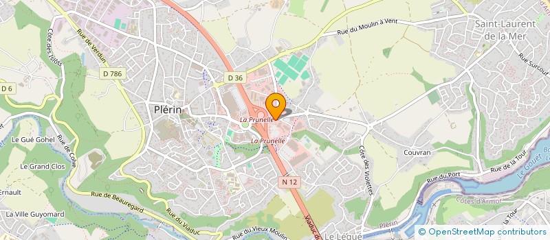 localisation de l'entreprise COOPERER POUR ENTREPRENDRE BRETAGNE  PLERIN