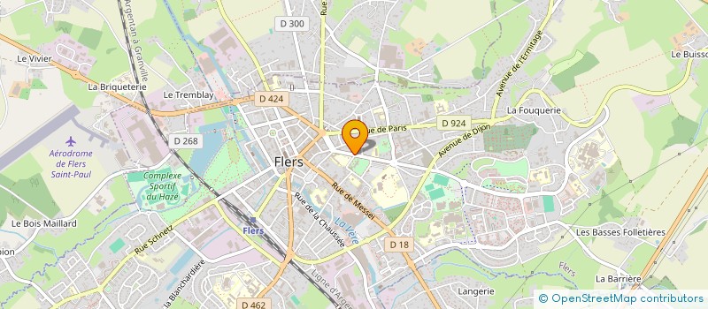 localisation de l'entreprise COOPERER POUR FORMER à FLERS
