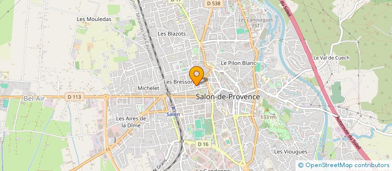 localisation de l'entreprise COOPERONS POUR ENTREPRENDRE ENSEMBLE - C2E  SALON-DE-PROVENCE