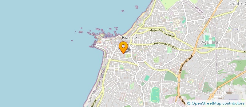 localisation de l'entreprise COOPFLOR à BIARRITZ
