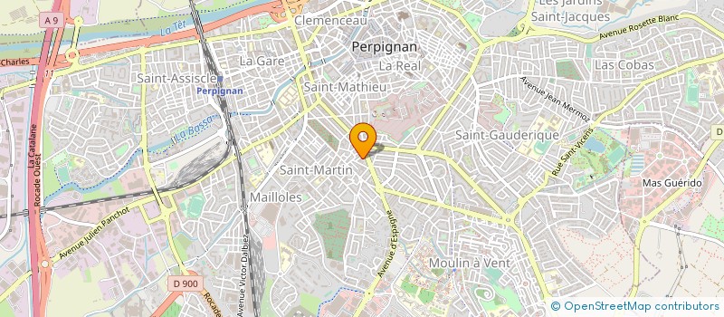 localisation de l'entreprise COOPIN à PERPIGNAN