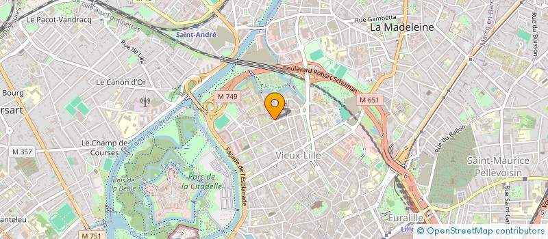 localisation de l'entreprise COOPMAN LETELLIER  SAINT-ANDRE-LEZ-LILLE