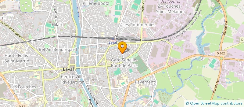 localisation de l'entreprise COOPROPRIETE LE MONTAIGNE à LAVAL