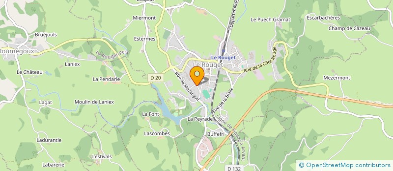 localisation de l'entreprise COOPROSOL à LE ROUGET-PERS