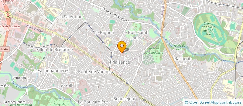 localisation de l'entreprise COOPSMOS à ORVAULT
