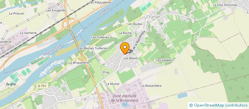 localisation de l'entreprise COOPSOL COOPERATION SOCIALE ET CULTURELLE  CHARGE