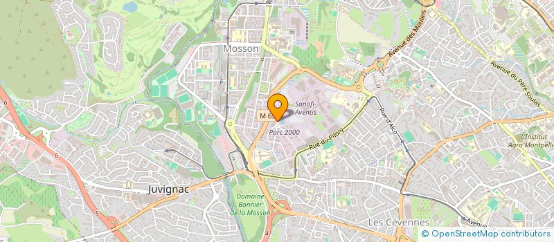 localisation de l'entreprise COOPSOLEIL à MONTPELLIER