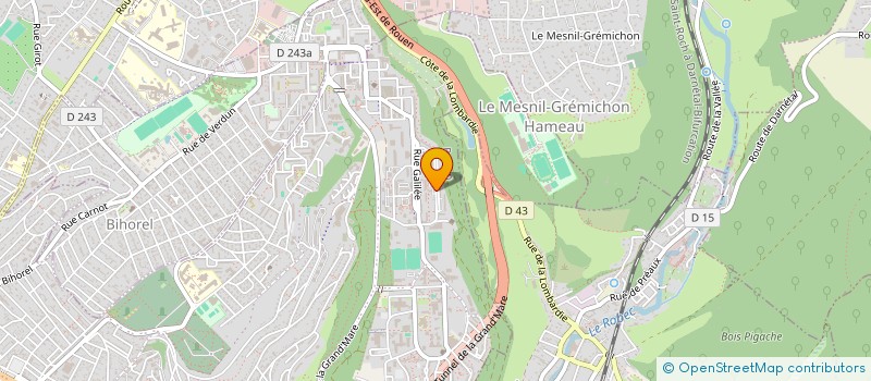 localisation de l'entreprise COORACE NORMANDIE  ROUEN