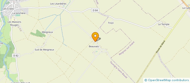 localisation de l'entreprise COORAIN  TAUXIGNY-SAINT-BAULD