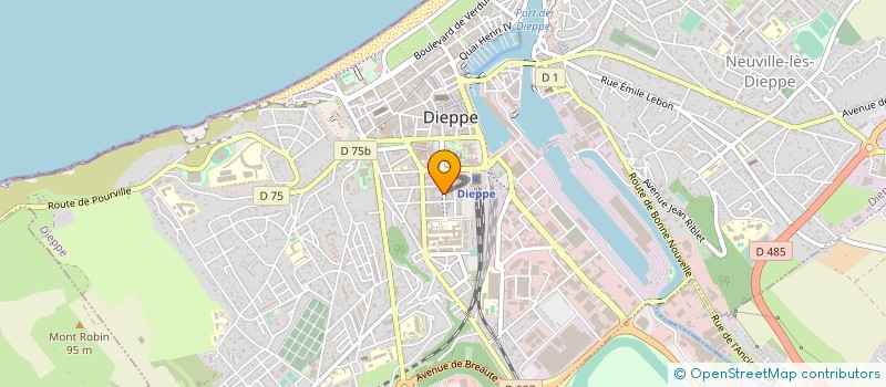 localisation de l'entreprise COORD'AGE à DIEPPE