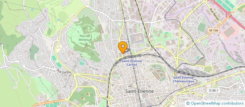 localisation de l'entreprise COORD ETUDES METRES MAITRISE OEUVRE à SAINT-ETIENNE