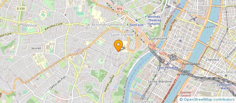 localisation de l'entreprise COORD INTER CHERC LITTERATURE MAGHREBINE à LYON