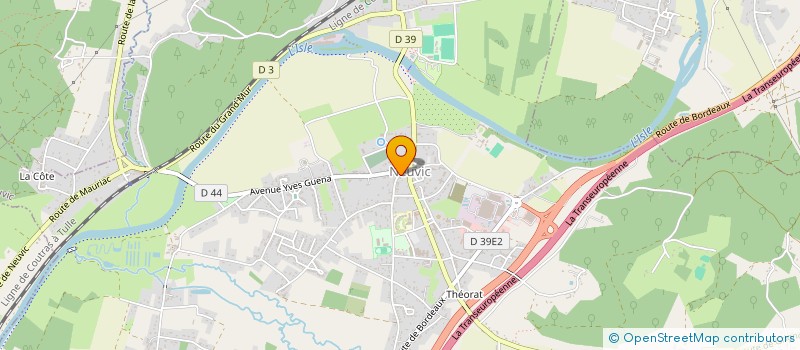 localisation de l'entreprise COORD'ISLE SANTE  NEUVIC